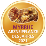 Hier sieht man die Myrrhe (Commiphora myrrha) die im Jahr 2021 die Arzneipflanze des Jahres geworden ist. 