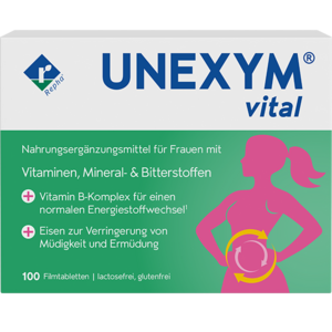 UNEXYM® vital harmonisiert auf der Basis der Kombination von Vitalstoffen und Pflanzenkraft den Verdauungstrakt und beugt Fehlsteuerungen vor.
