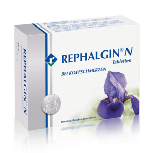 REPHALGIN® N REPHALGIN® N basiert auf einer ganzheitlichen Strategie gegen Kopfschmerzen. Die Anwendungsgebiete leiten sich von den homöopathischen Arzneimittelbildern ab. Dazu gehören: Kopfschmerzen.
